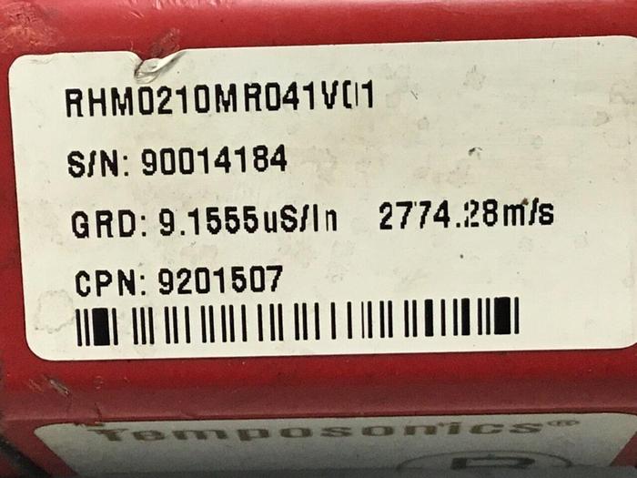 Used TEMPOSONICS INC Linear Transducer RHM0210MR041V01 #131457
