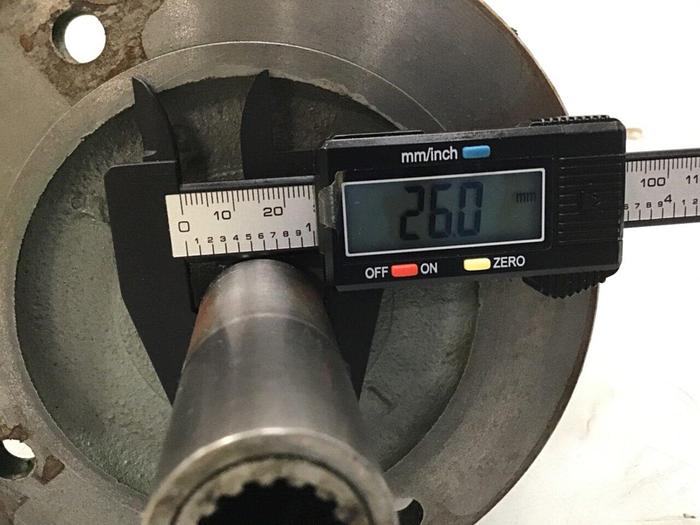 Used HITACHI 3 Phase Induction Motor VTFO-K 4P #125297