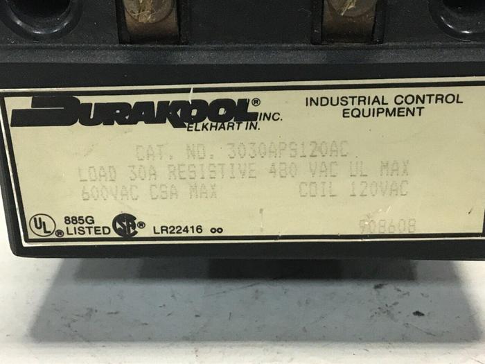 Used DURAKOOL Relay 3030APS120AC Used