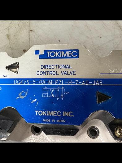 Used TOKIMEC DG4VS-5-0A-M-P7L-H-7-40-JA5