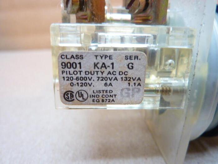 Used SQUARE D Contact Block 9001-KA1 #38114