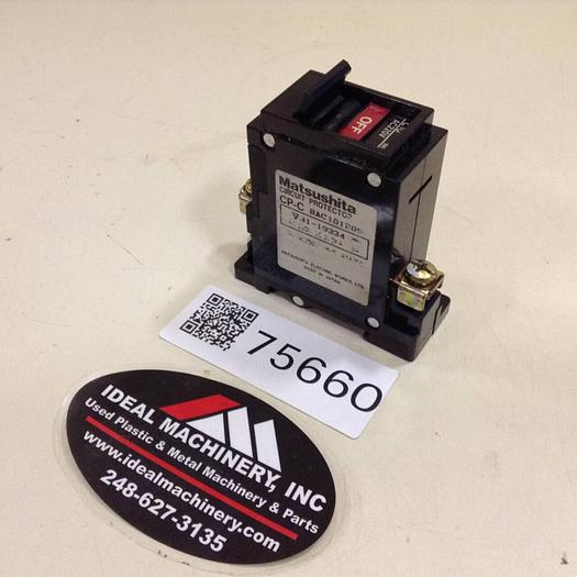 Used MATSUSHITA ELECTRIC 2 Amp Circuit Protector C10 M-5 #75727