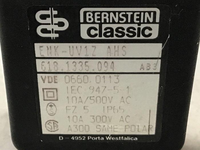 Used BERNSTEIN Limit Switch ENK-UV1Z AHS Used