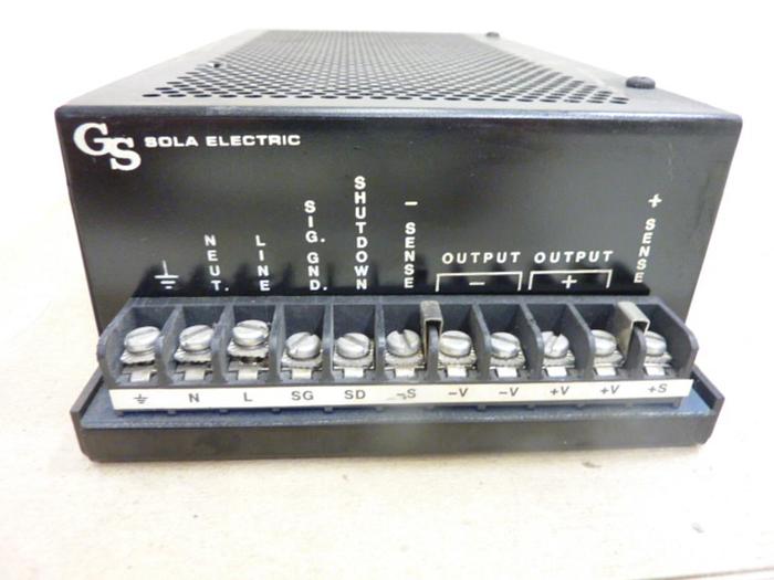 Used SOLA ELECTRIC Power Supply 86-15-310 #44617