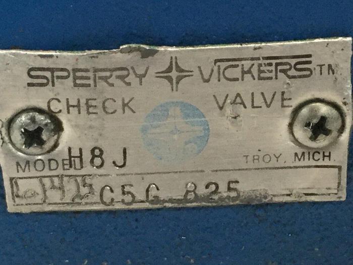 Used VICKERS Check Valve C5G825 #102712