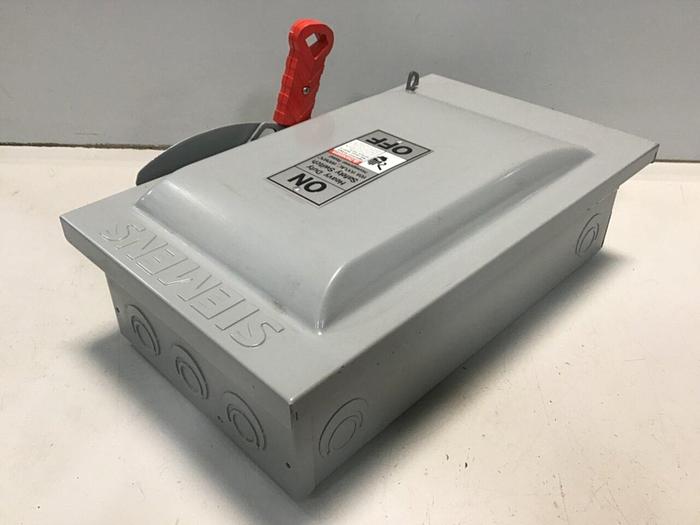 Used SIEMENS Heavy Duty Safety Disconnect Switch HNF362 #130005