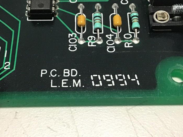 Used BRANSON ULTRASONICS Circuit Board LEM 0994 053 #113743