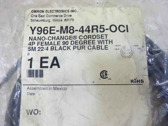 OMRON Cordset Y96E-M8-44R5-OCI #43630