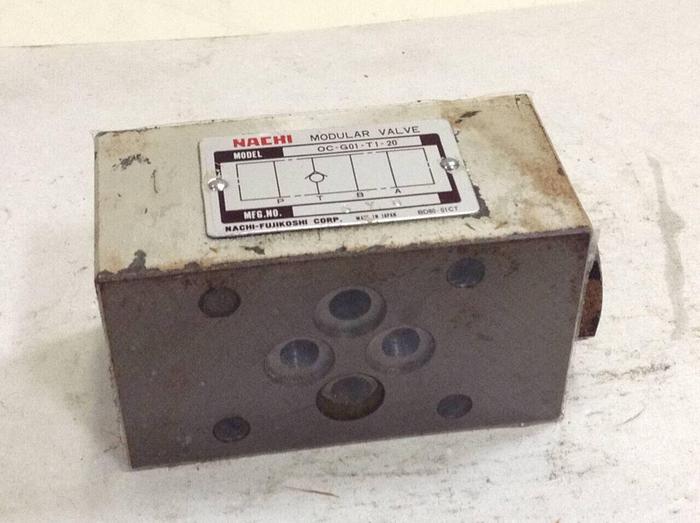 Used NACHI Modular Valve OC-G01-T1-20 #68227