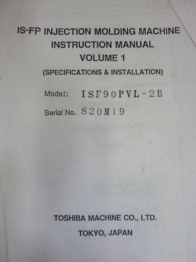 Used TOSHIBA Instruction Manual ISF90PVL-2B #65164
