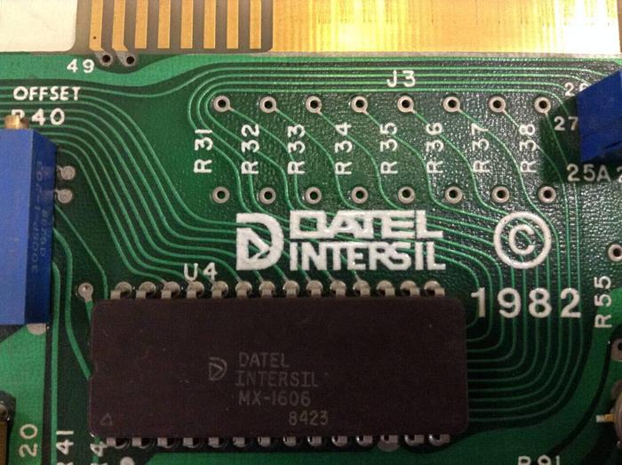 Used DATEL Command III Circuit Board 11861 ST-711/732 Used