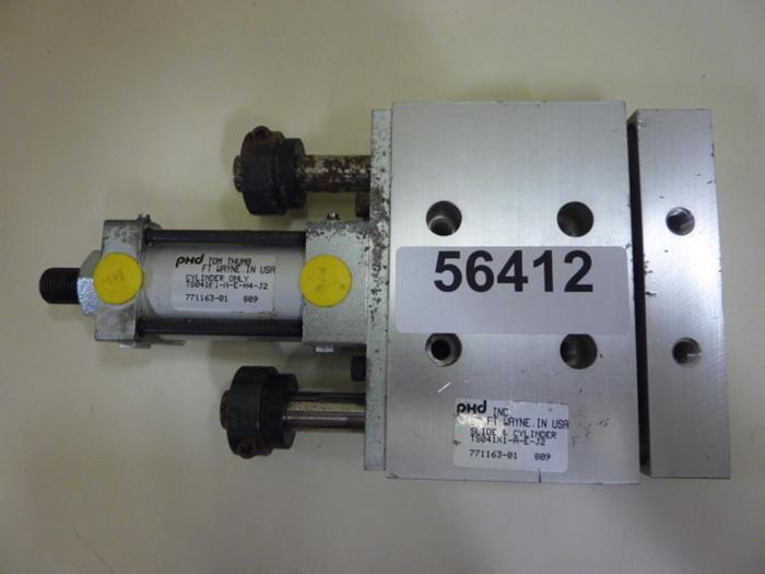 Used PHD INC Pneumatic Linear Slide TS041X1-A-E-J2 #56412