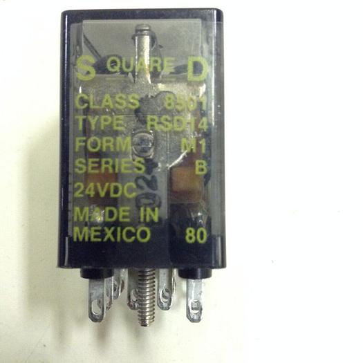Used SQUARE D Relay 8501-RSD14 #76379