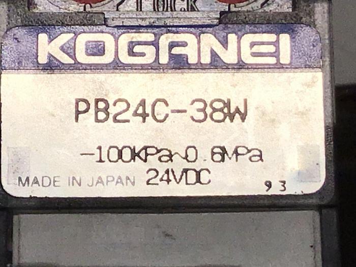 Used KOGANEI Valve PB24C-38W #122212