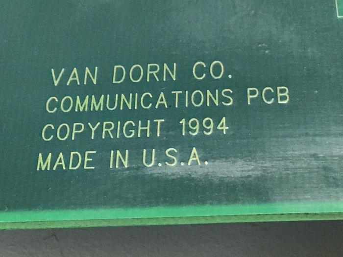 Used VAN DORN Communication Board PC330-081 330-081 Used
