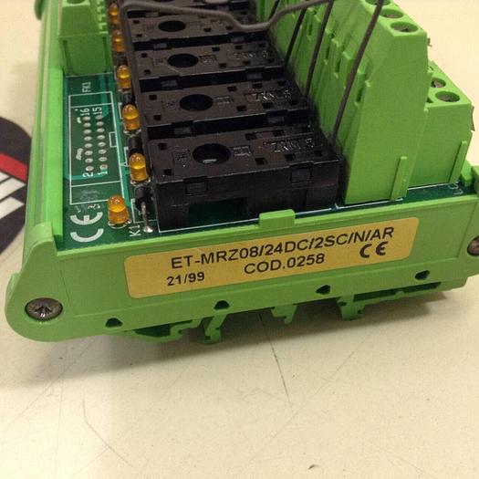 Used EUROTEK Breakout Board ET-MRZ08/24DC/2SC/N/AR #77120