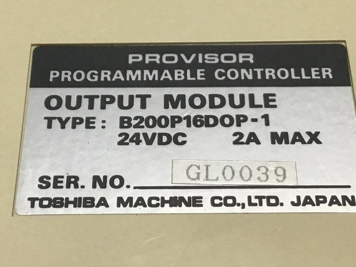 Used TOSHIBA Output Module B200P16DOP-1 #120061