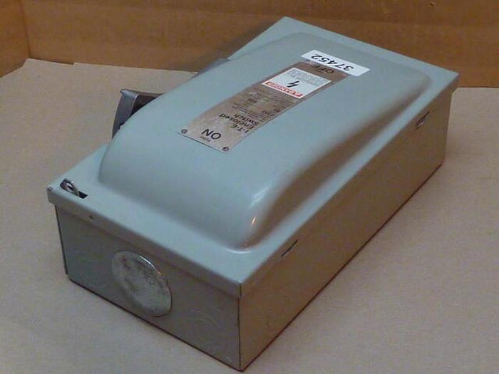 Used SIEMENS 60 Amp Safety Disconnect Switch F352 #37452