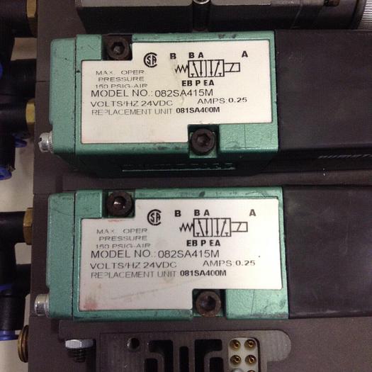 Used NUMATICS Control Block w/ Valves 082SA415M #80027