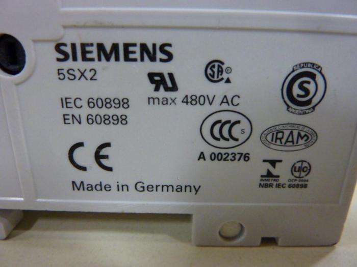 Used SIEMENS 1 Amp Circuit Breaker 5SX22D1 #52195