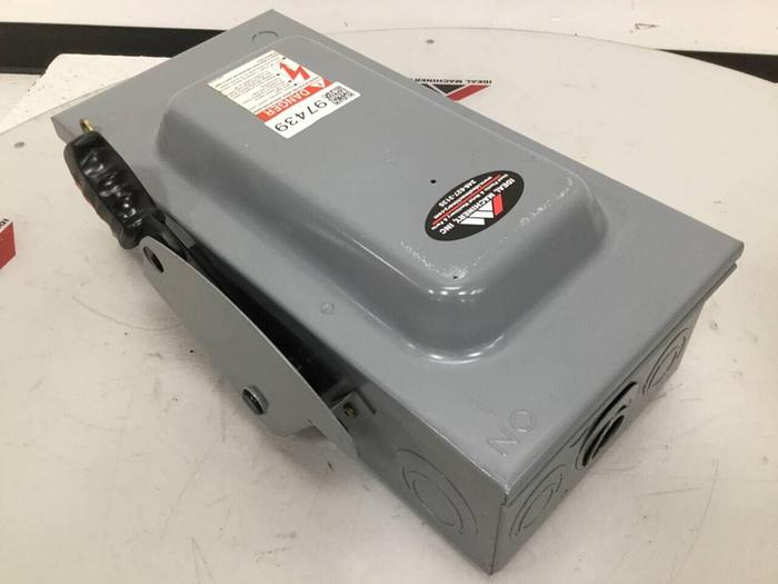 Used SQUARE D Safety Disconnect Switch H362 F1 #97439