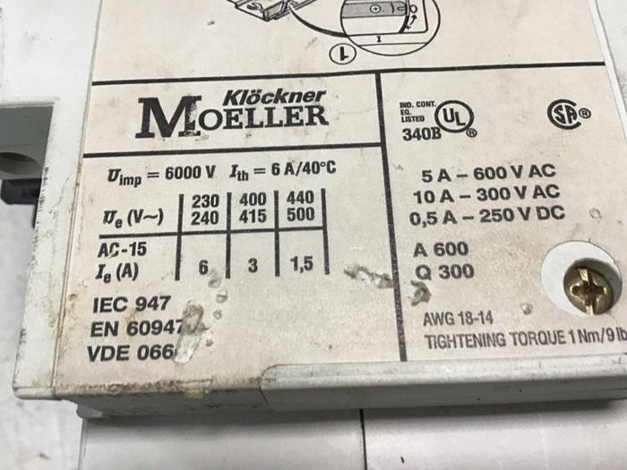 Used MOELLER Contactor ZM-25-PKZ2 #96762