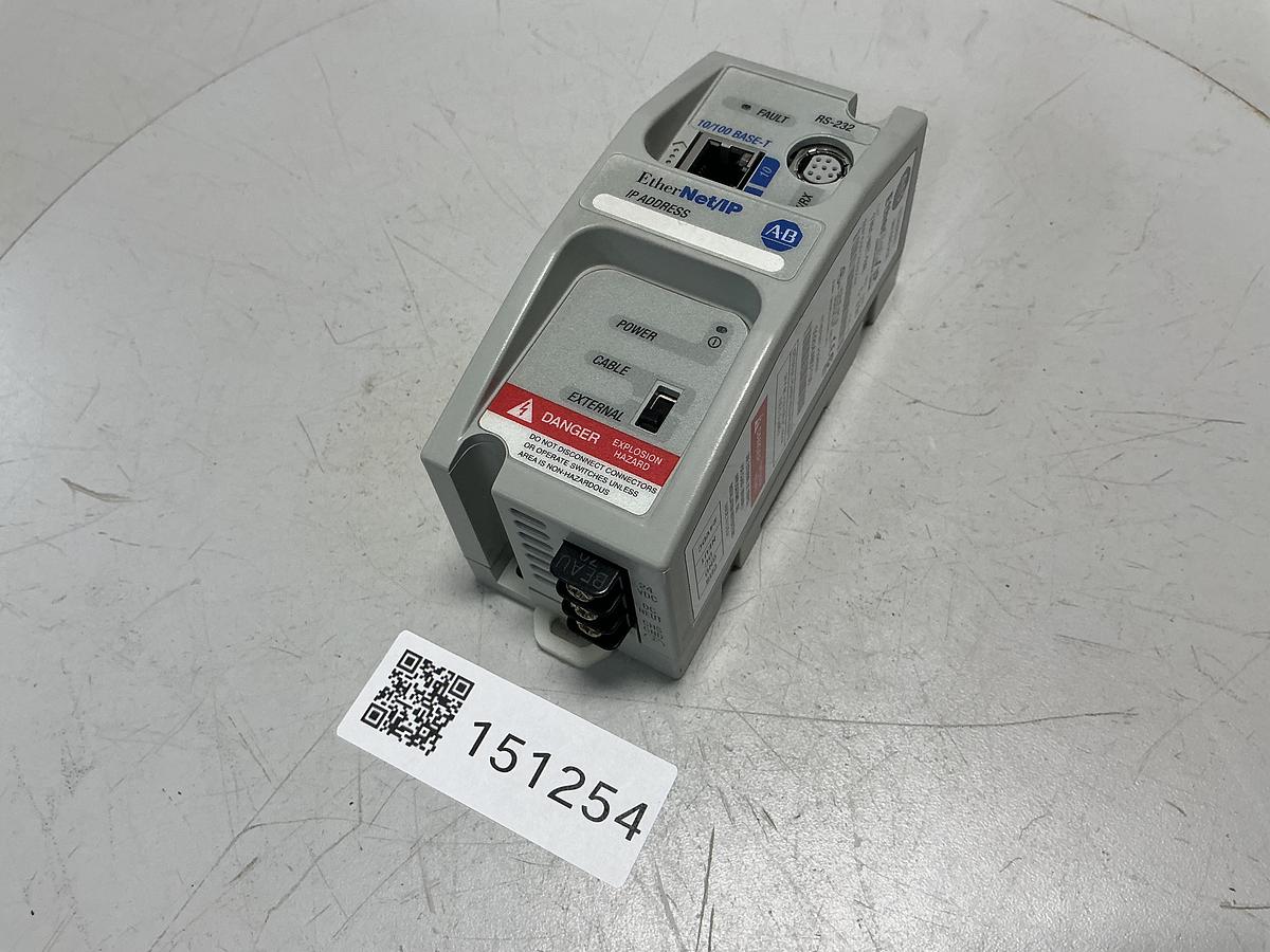 Used ALLEN BRADLEY 1761-NET-ENI SER C