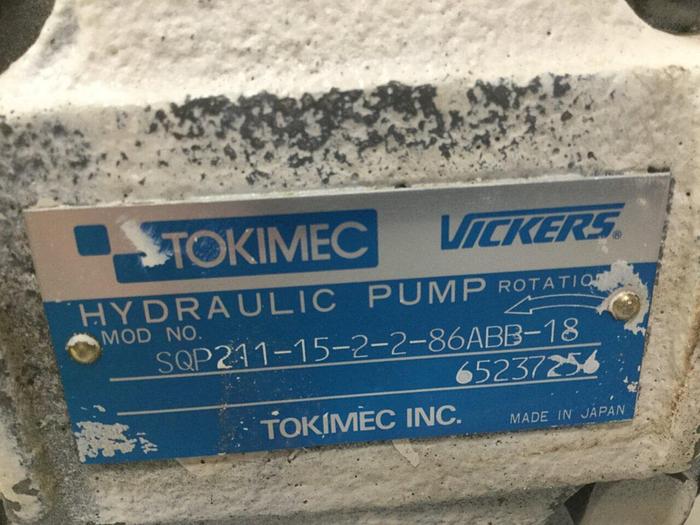 Used TOKIMEC Hydraulic Pump SQP211-15-2-2-86ABB-18 #106281