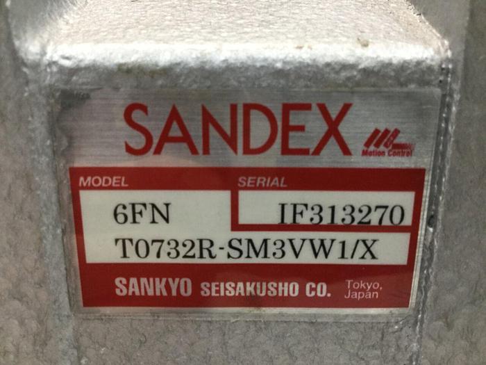 Used SANDEX Indexing Drive 6FNT0732R-SM3VW1/X #102277