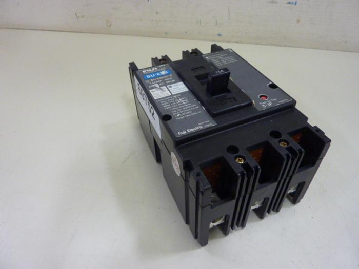 Used FUJI ELECTRIC 15 Amp Circuit Breaker BU-ESB3015 #60752