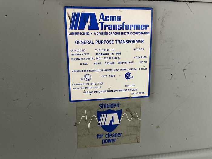 Used ACME T-2-53341-1S