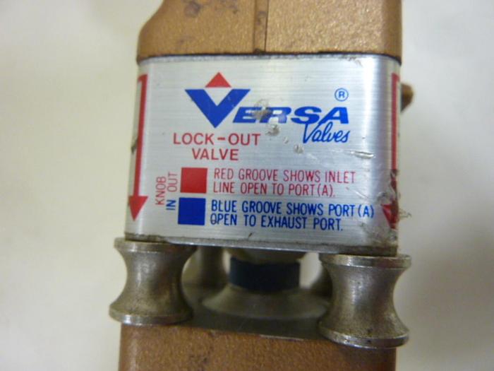Used VERSA Lock Out Valve VIZ-3311-LOVB #52585