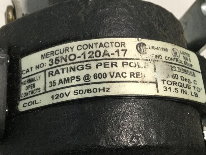 Used MDI Contactor 35NO-120A-17 #109575
