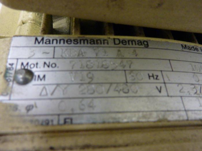 Used MANNESMANN DEMAG Microspeed Unit FG06 U1-H2-F2 Used