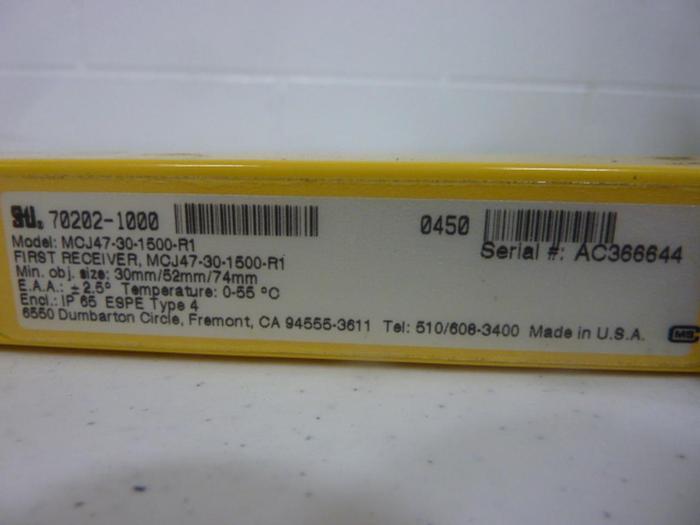 Used STI Light Curtain Receiver MCJ47-30-1500-R1 Used