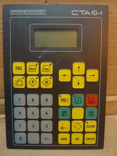 Used INDRAMAT CTA10-1 Operator Interface CTA10.1B-001-FW Used