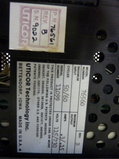 Used UTICOR Display Unit 76560 #49629