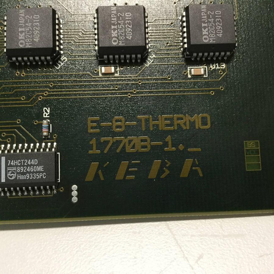 Used KEBA / Engel Circuit Board E-8-THERMO 1770B-1 #93622