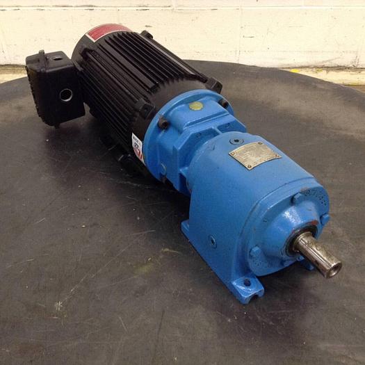 Used POWERTEC 1.5 HP Servo Motor w/ Gearbox L14CMA1100100000 Used