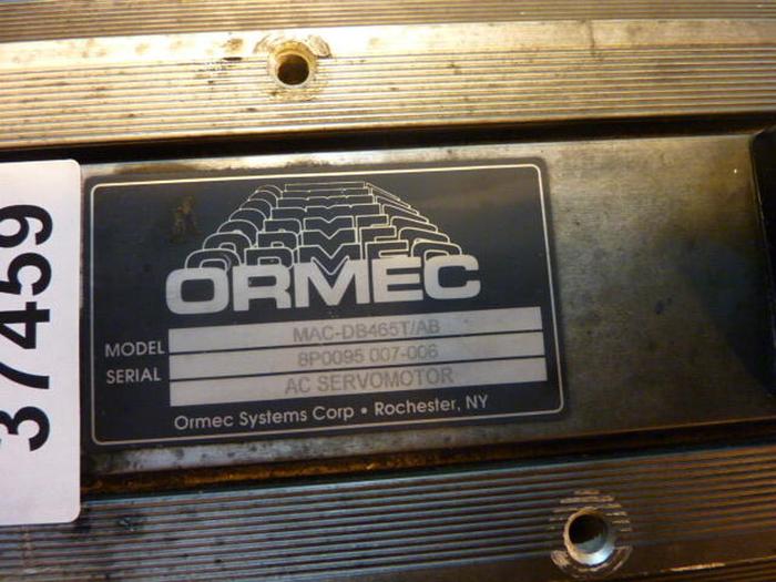 Used ORMEC Servo Motor MAC-DB465T/AB Used