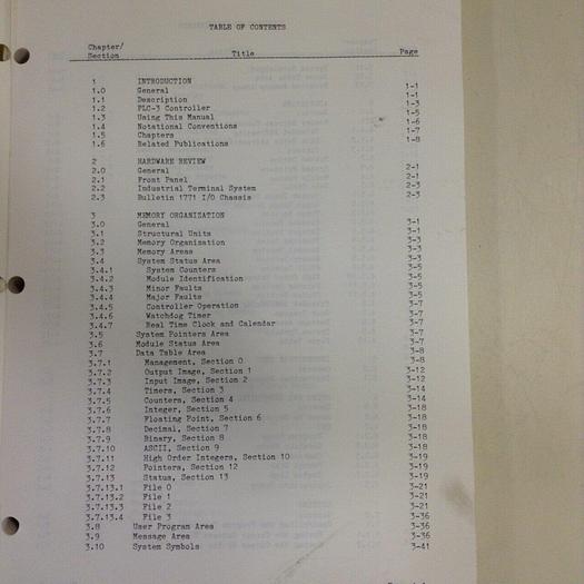 Used ALLEN BRADLEY Programming Reference Manual 1775-6.4.1 #70840