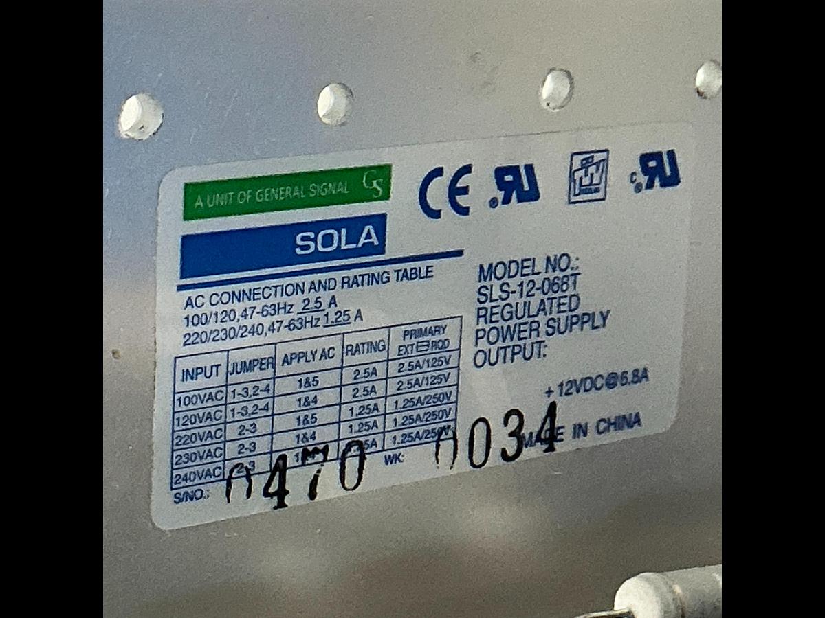 Used SOLA SLS-12-068T