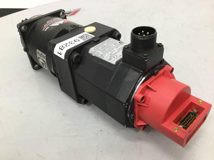 Used GE FANUC Servo Motor w/ Gear Reducer A06B-0032-B075 Used
