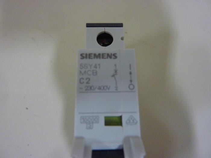 Used SIEMENS 2 Amp Circuit Breaker 5SY4102-7 #46941