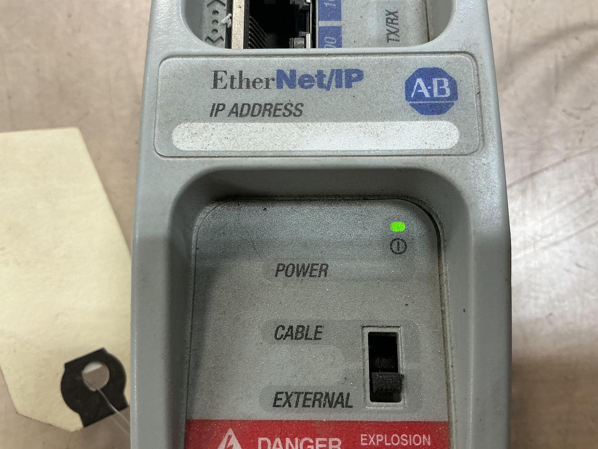 Used ALLEN BRADLEY 1761-NET-ENI SER C