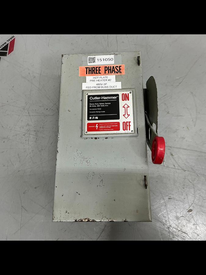 Used CUTLER HAMMER DH362FGK