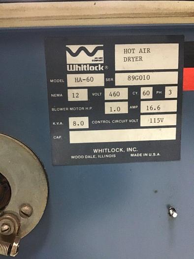 Used AEC WHITLOCK Hot Air Dryer HA-60 Used