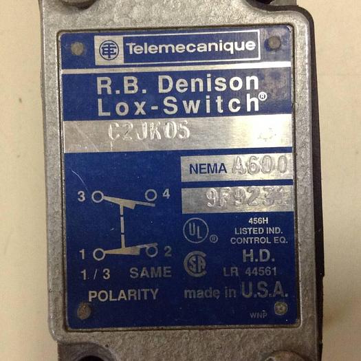 Used TELEMECANIQUE Lox-Switch C2JK05 #72938