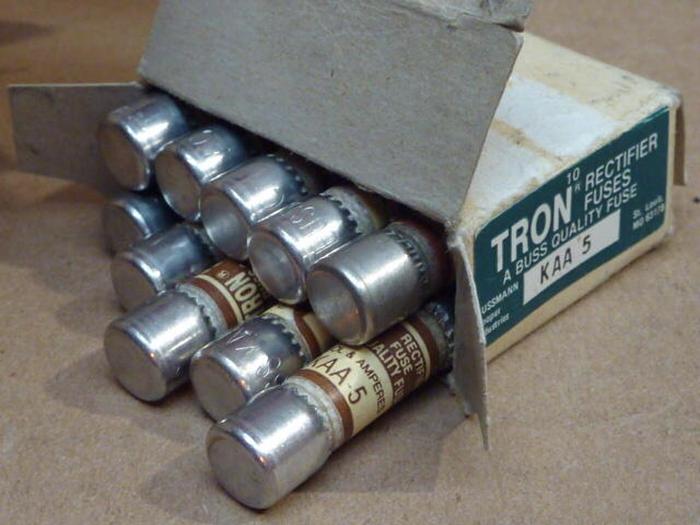 TRON / BUSSMANN 5 Amp Rectifier Fuse KAA-5 #33628