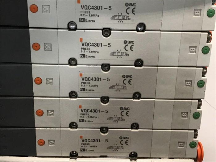 Used SMC Pneumatic Valve & Manifold VV5QC41-0503TFD #112959